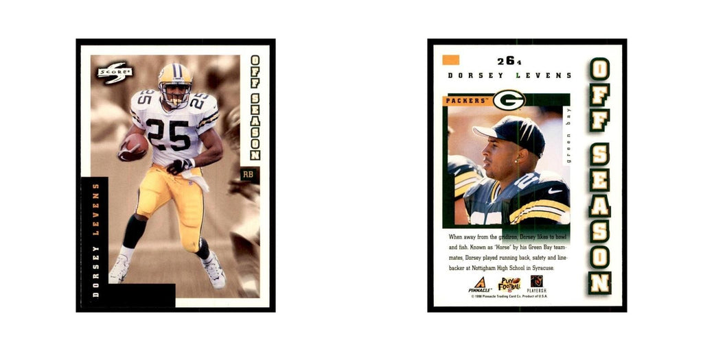 1998 Score Dorsey Levens Football Cards #264