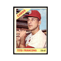 1966 Topps Tito Francona Baseball Cards #163