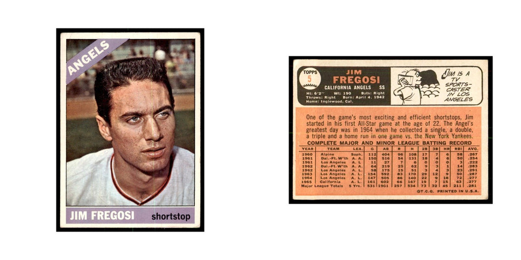 1966 Topps Jim Fregosi Baseball Cards #5