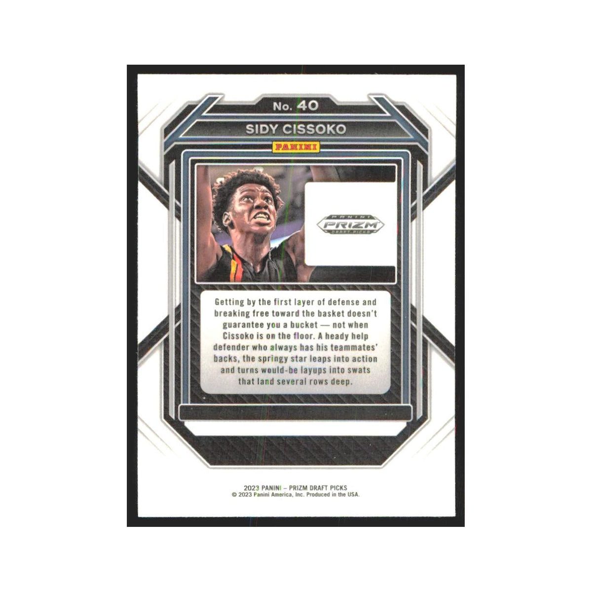 2023 Panini Prizm Draft Sidy Cissoko RC NBA G League Ignite #40