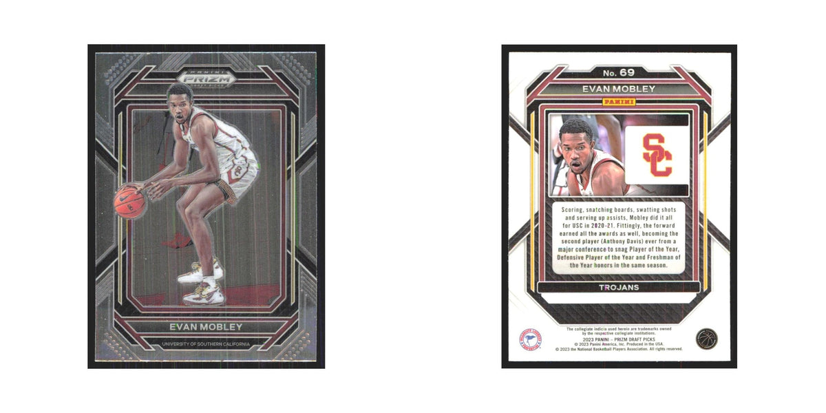 2023 Panini Prizm Draft Evan Mobley USC Trojans #69