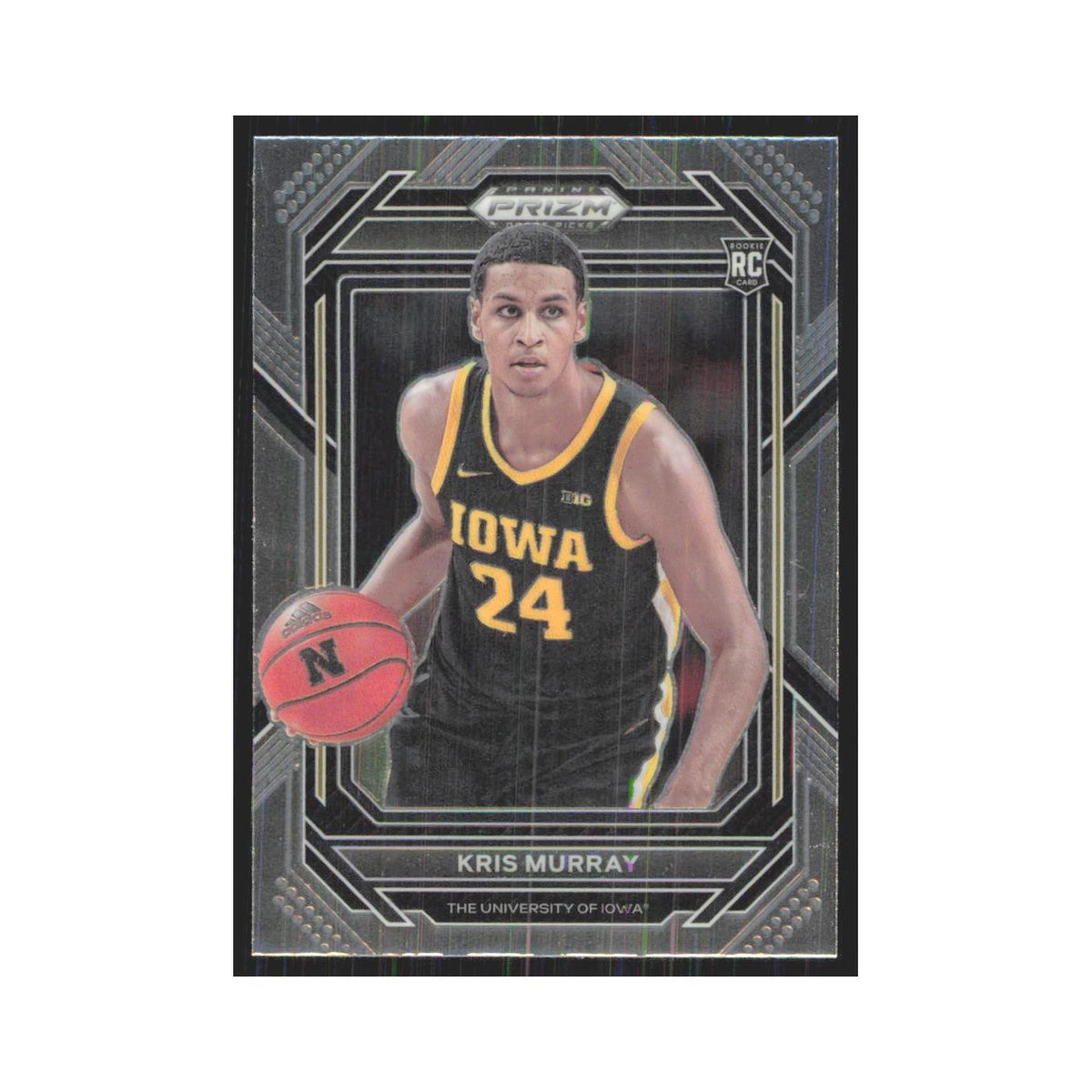 2023 Panini Prizm Draft Kris Murray RC Iowa Hawkeyes #49