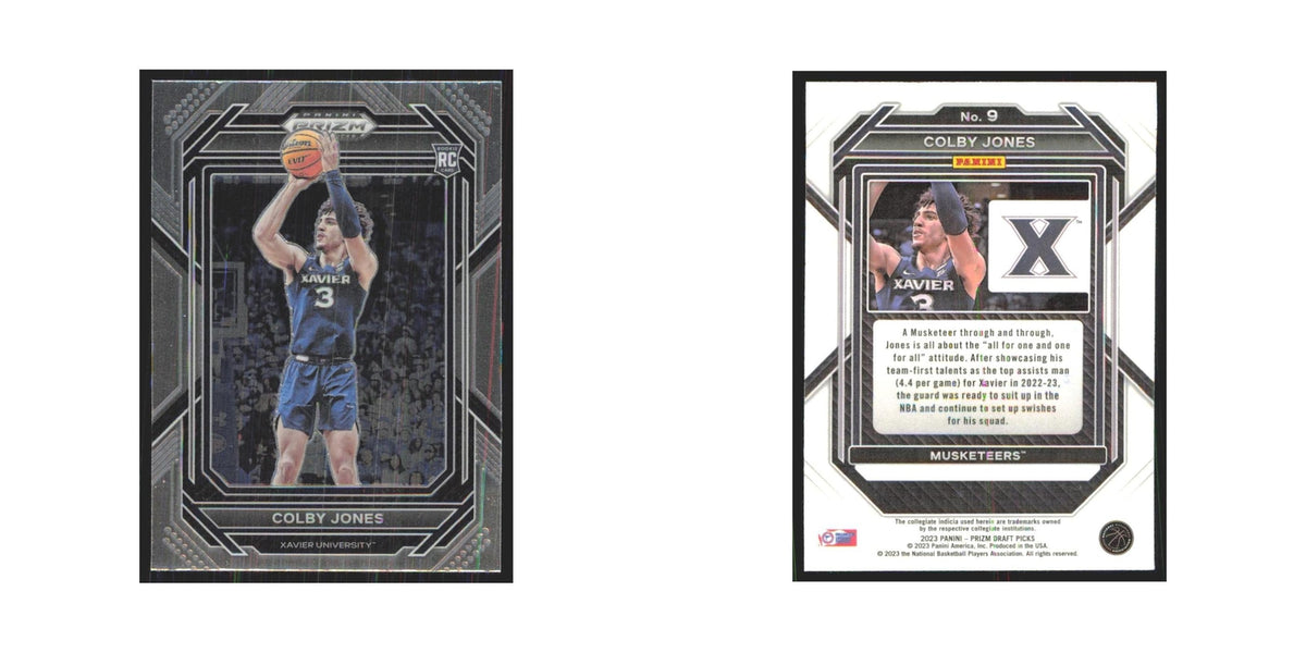 2023 Panini Prizm Draft Colby Jones RC Xavier Musketeers #9