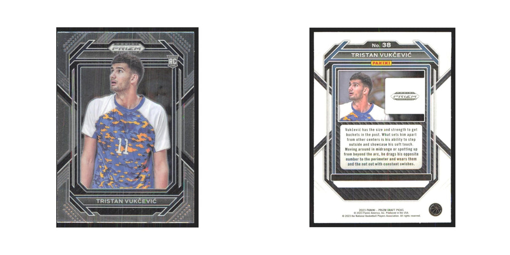 2023 Panini Prizm Draft Tristan Vukcevic RC #38