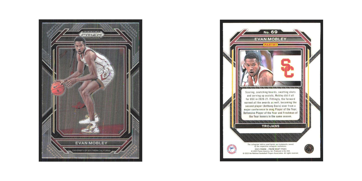 2023 Panini Prizm Draft Evan Mobley USC Trojans #69