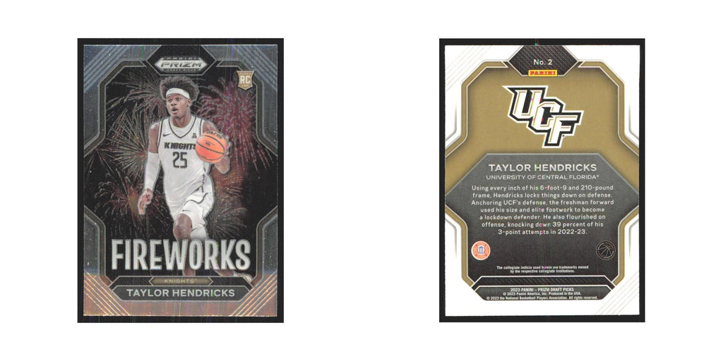 2023 Panini Prizm Draft Taylor Hendricks RC Central Florida Knights #2