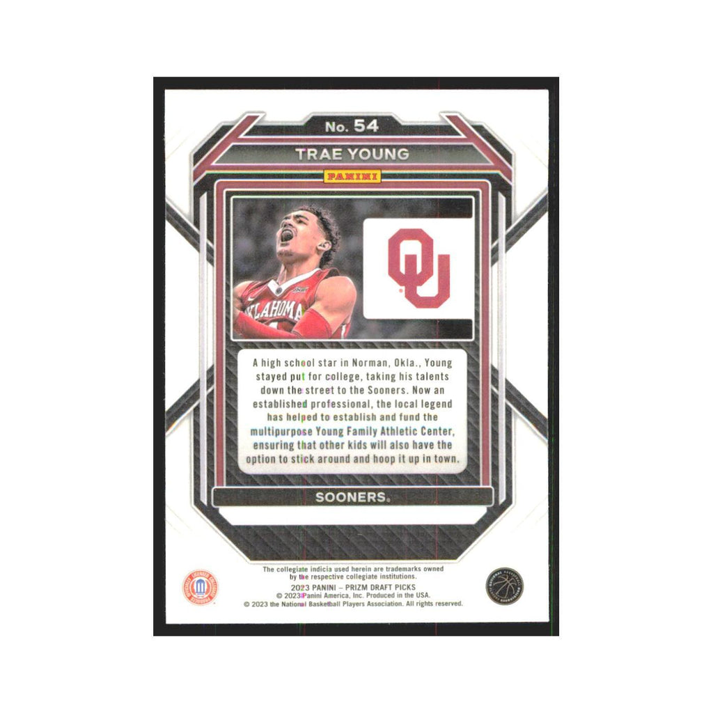 2023 Panini Prizm Draft Trae Young Oklahoma Sooners #54