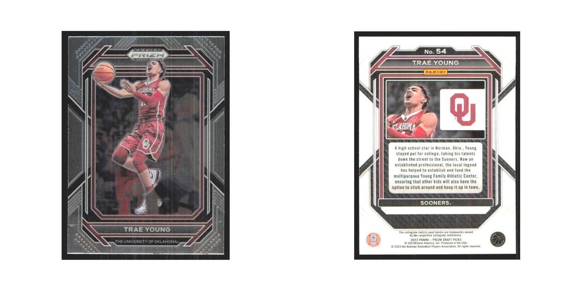 2023 Panini Prizm Draft Trae Young Oklahoma Sooners #54