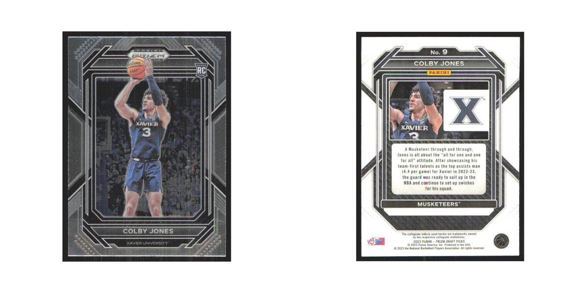 2023 Panini Prizm Draft Colby Jones RC Xavier Musketeers #9