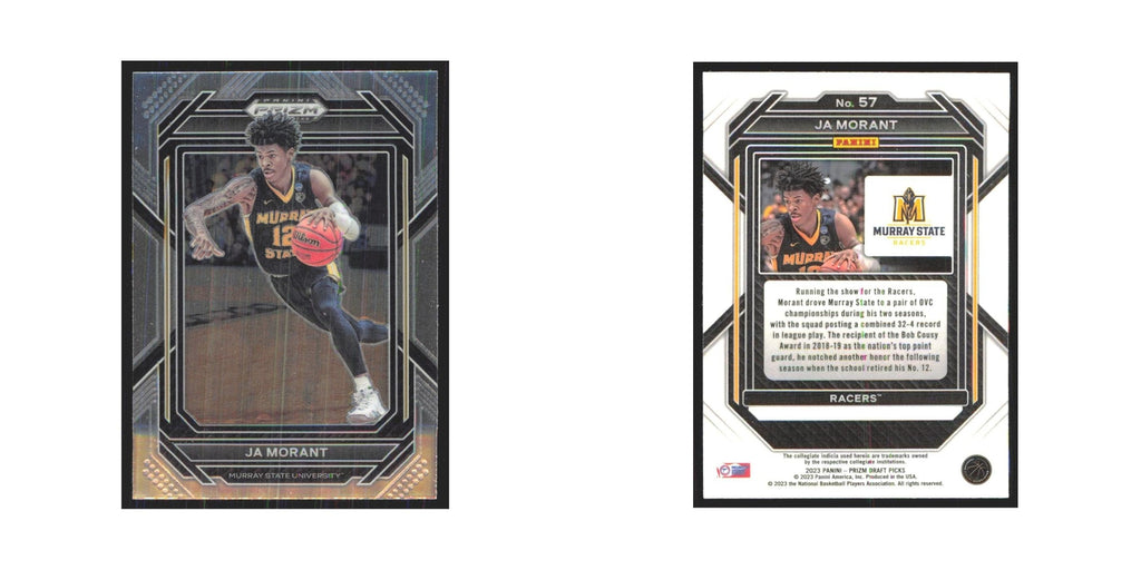 2023 Panini Prizm Draft Ja Morant Murray State Racers #57