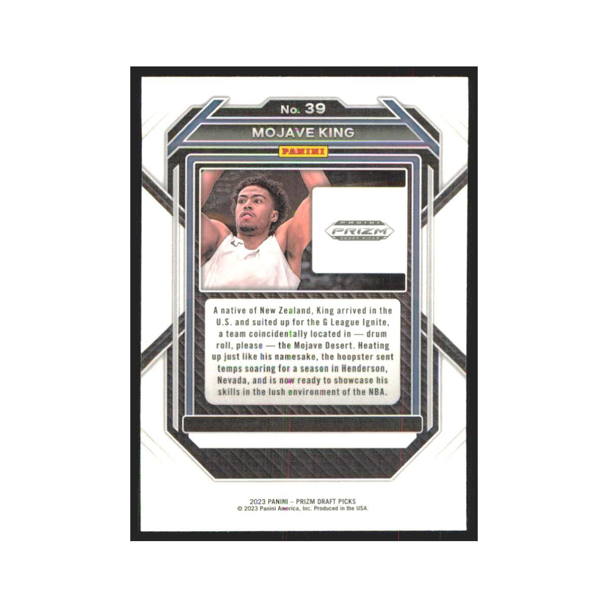2023 Panini Prizm Draft Mojave King NBA G League Ignite #39