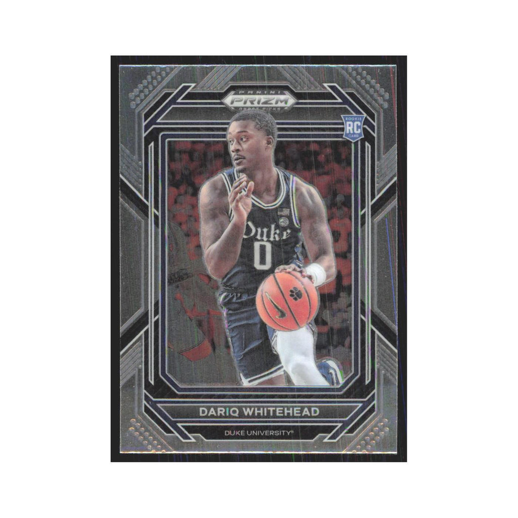 2023 Panini Prizm Draft Dariq Whitehead RC Duke Blue Devils #25