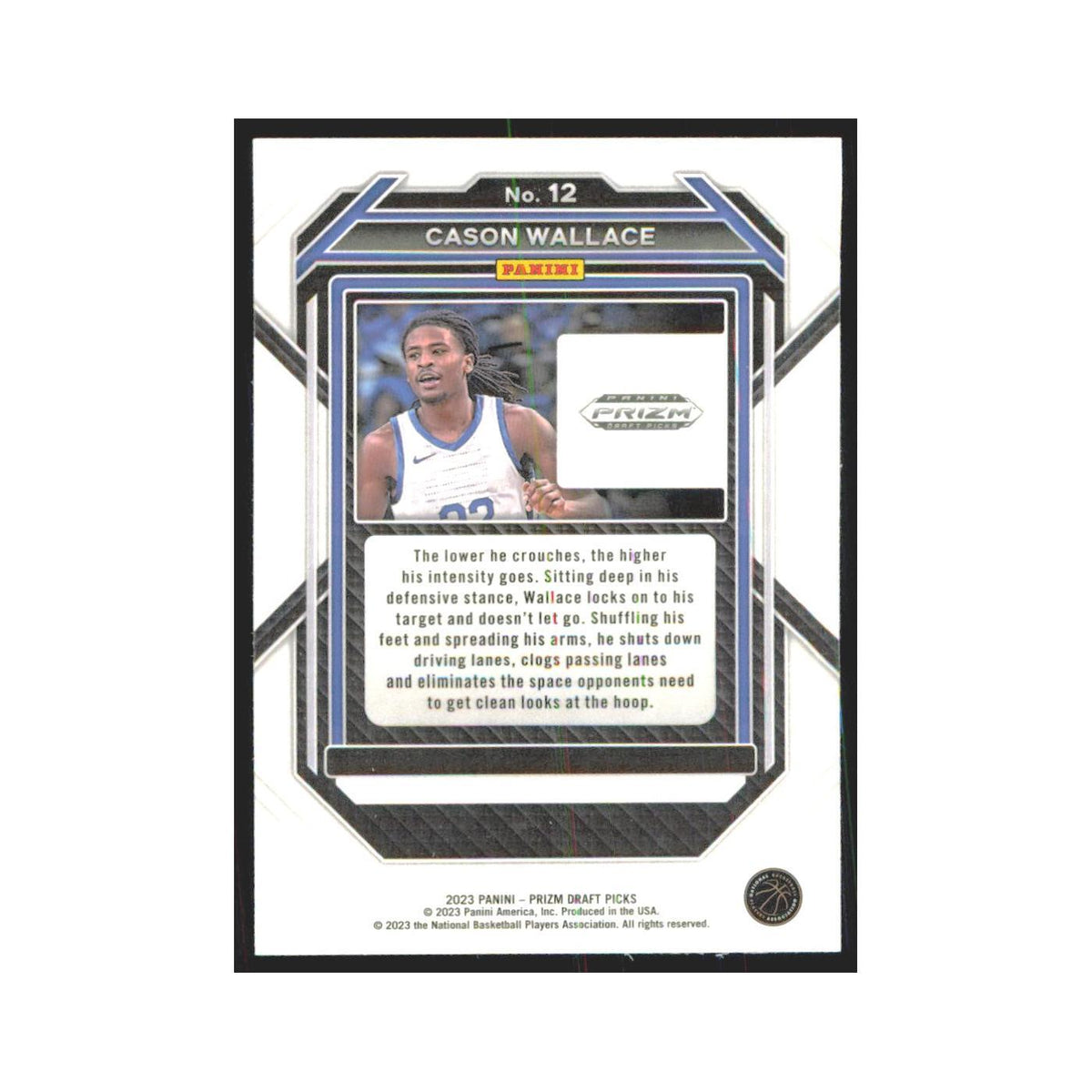 2023 Panini Prizm Draft Cason Wallace RC Kentucky Wildcats #12