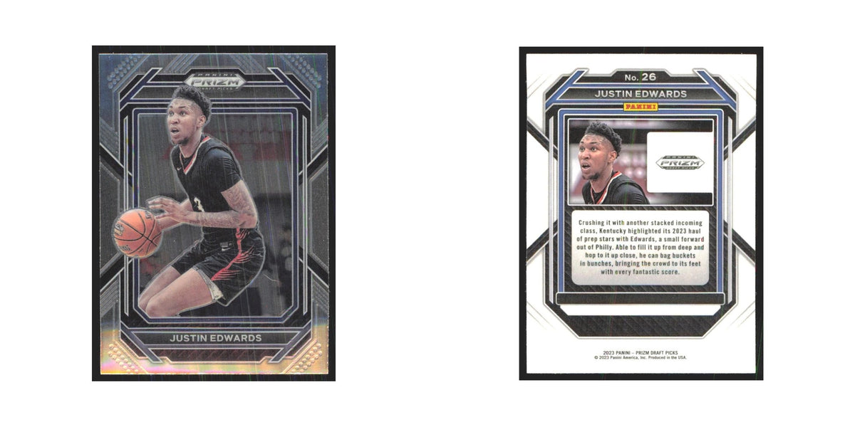 2023 Panini Prizm Draft Justin Edwards Kentucky Wildcats #26