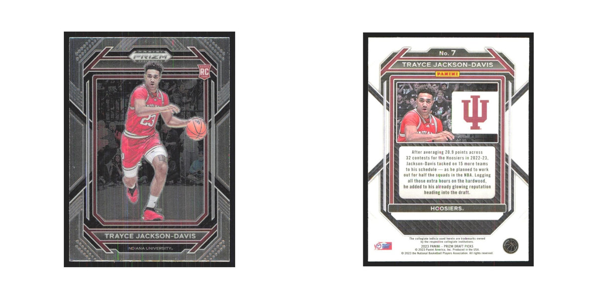 2023 Panini Prizm Draft Trayce Jackson-Davis Indiana Hoosiers #7