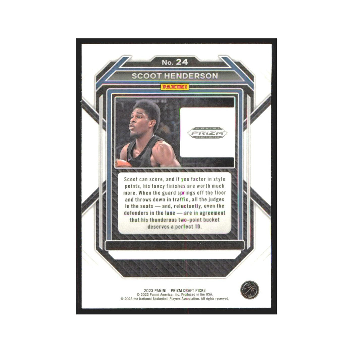 2023 Panini Prizm Draft Scoot Henderson RC NBA G League Ignite #24