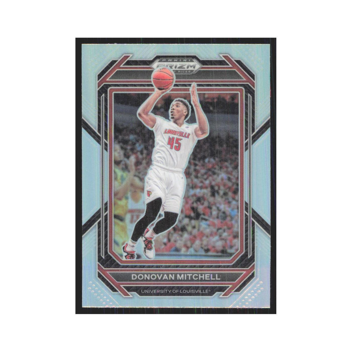 2023 Panini Prizm Draft Silver Donovan Mitchell Louisville Cardinals #66