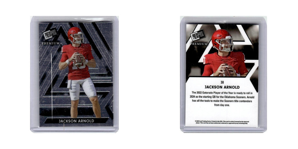 jackson Arnold 2024 Press Pass Premium #38 Football Card NM