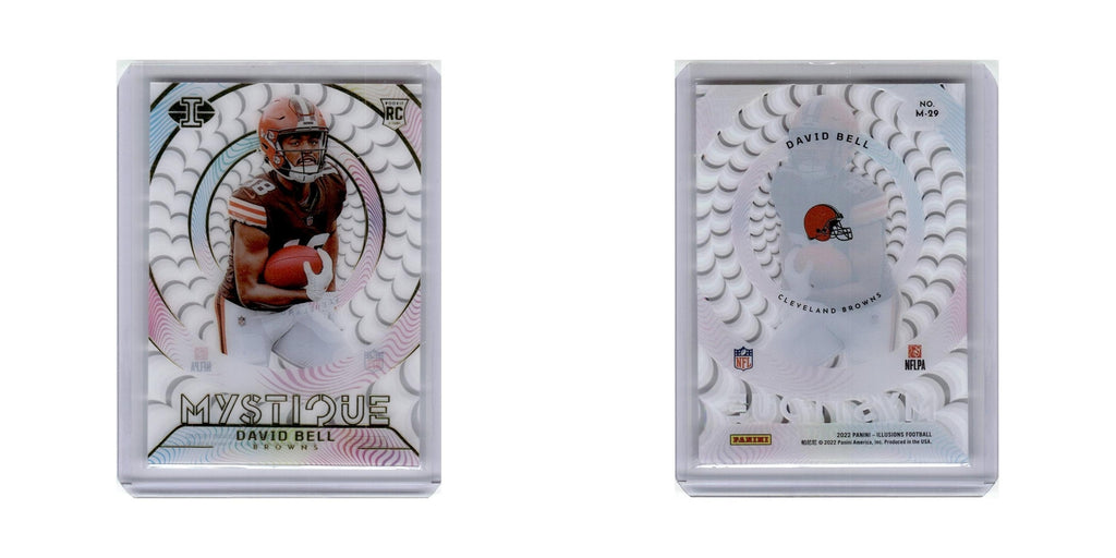 David Bell Rookie 2022 Panini Illusions Mystique #M-29 Cleveland Browns NM