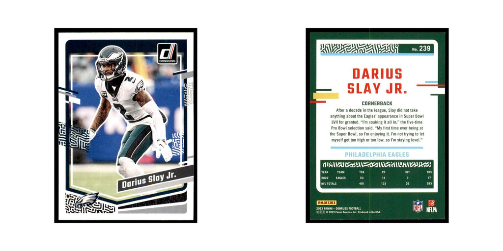 Darius Slay Jr. 2023 Donruss #239 Philadelphia Eagles Football Card NM
