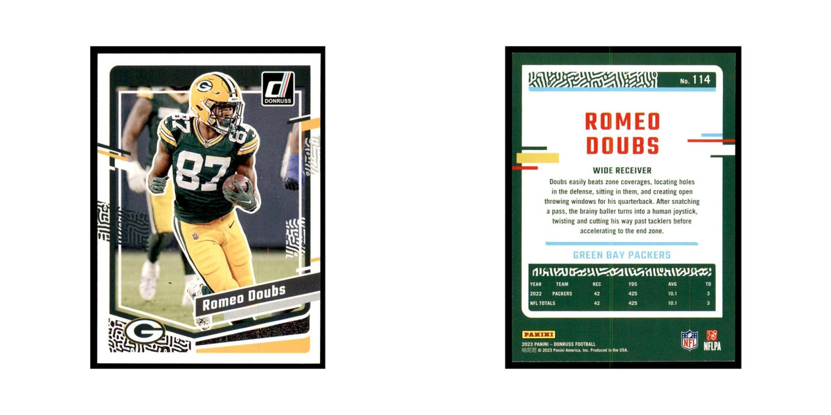 Romeo Doubs 2023 Donruss #114 Green Bay Packers Football Card NM