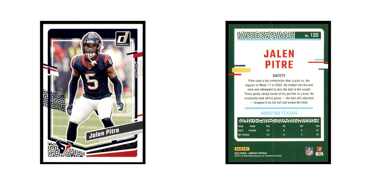 Jalen Pitre 2023 Donruss #120 Houston Texans Football Card NM