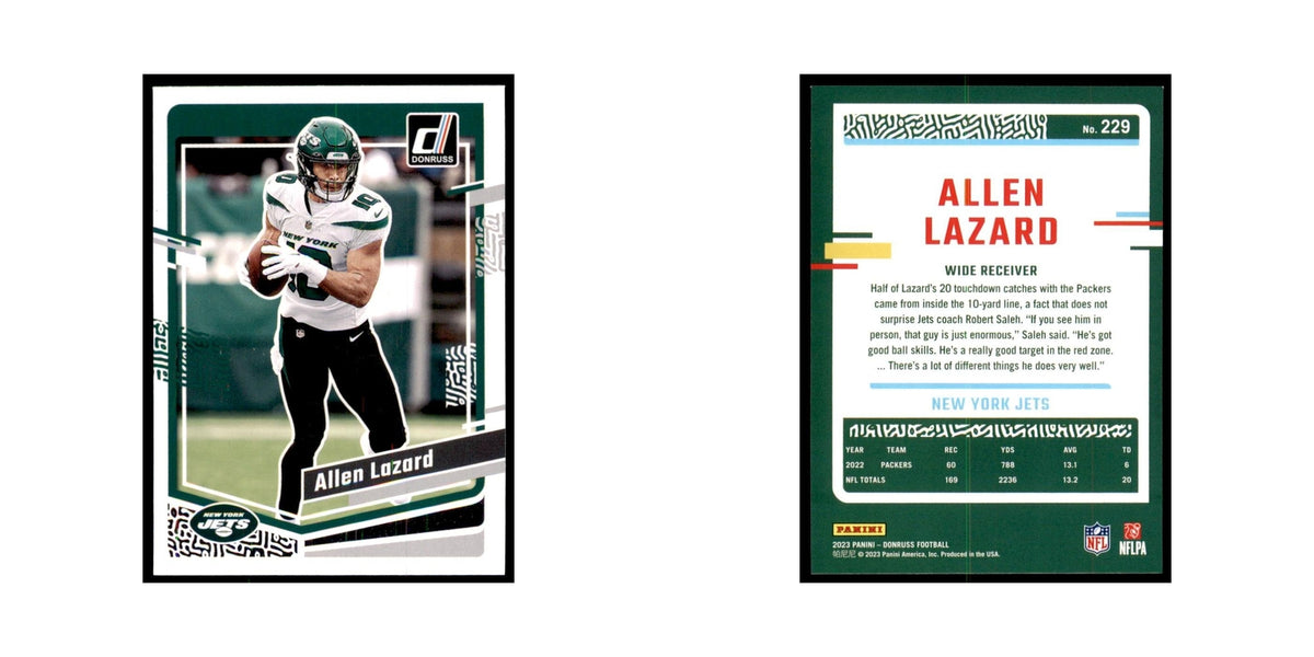 Allen Lazard 2023 Donruss #229 New York Jets Football Card NM