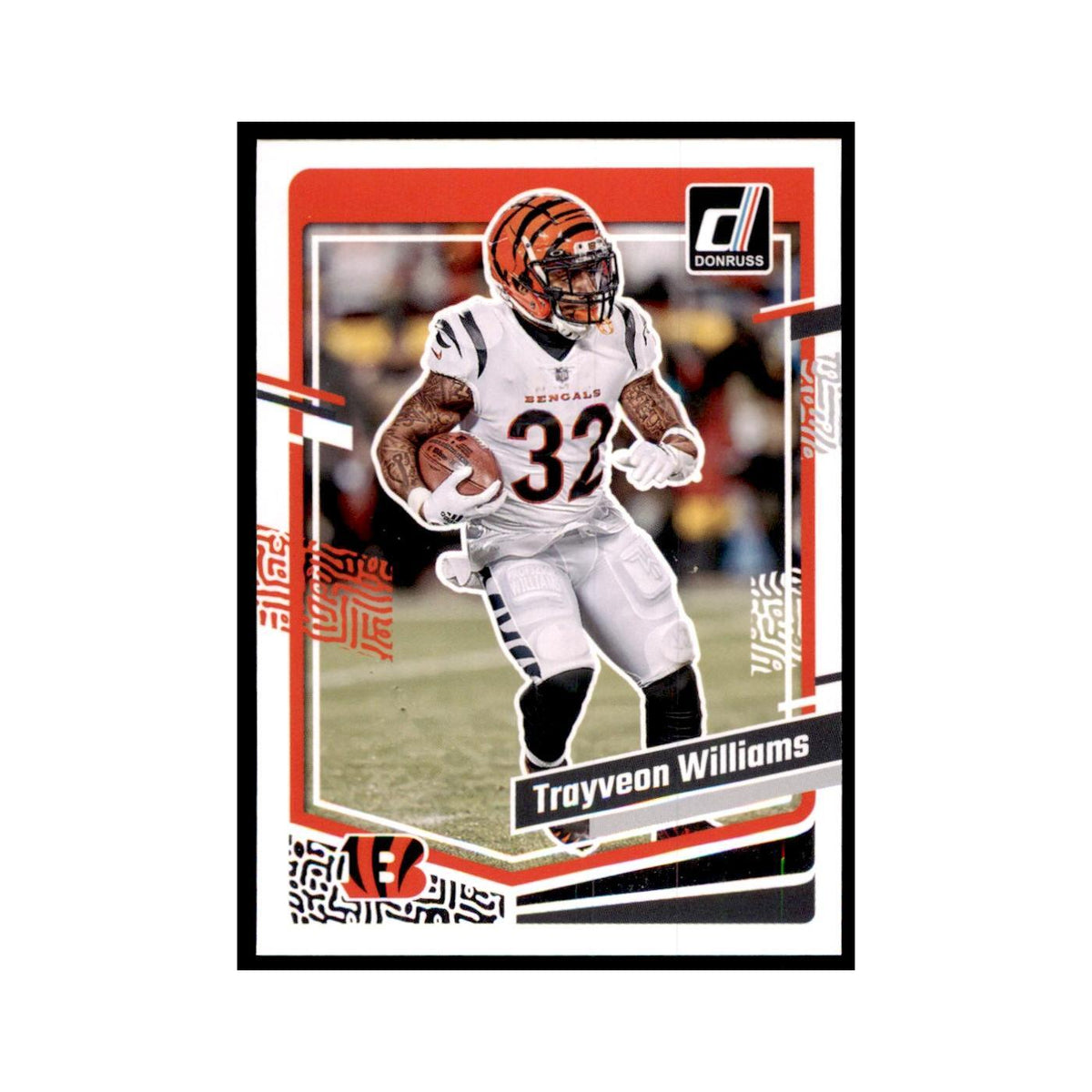 Trayveon Williams 2023 Donruss #59 Cincinnati Bengals Football Card NM