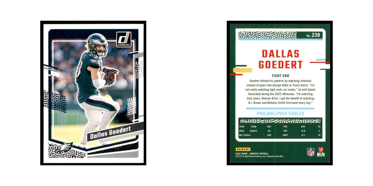 Dallas Goedert 2023 Donruss #238 Philadelphia Eagles Football Card NM