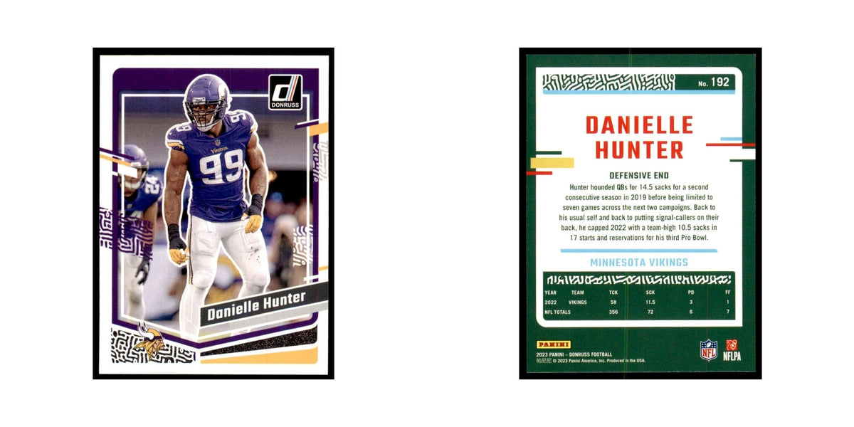 Danielle Hunter 2023 Donruss #192 Minnesota Vikings Football Card NM