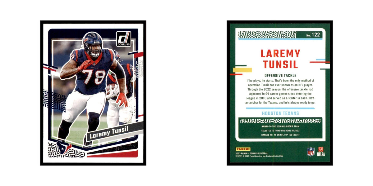 Laremy Tunsil 2023 Donruss #122 Houston Texans Football Card NM