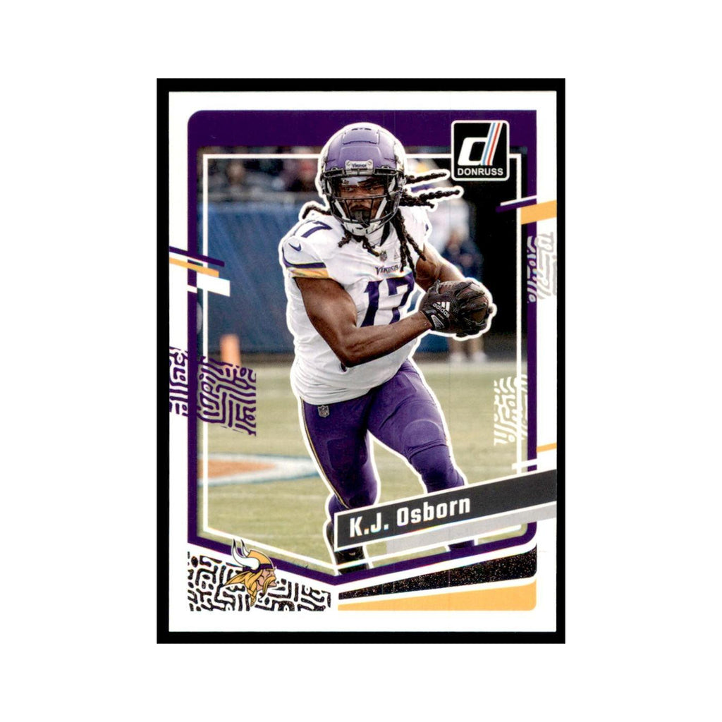 K.J. Osborn 2023 Donruss #195 Minnesota Vikings Football Card NM