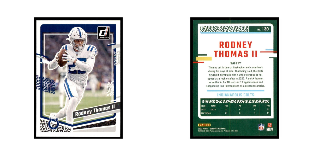 Rodney Thomas II 2023 Donruss #130 Indianapolis Colts Football Card NM