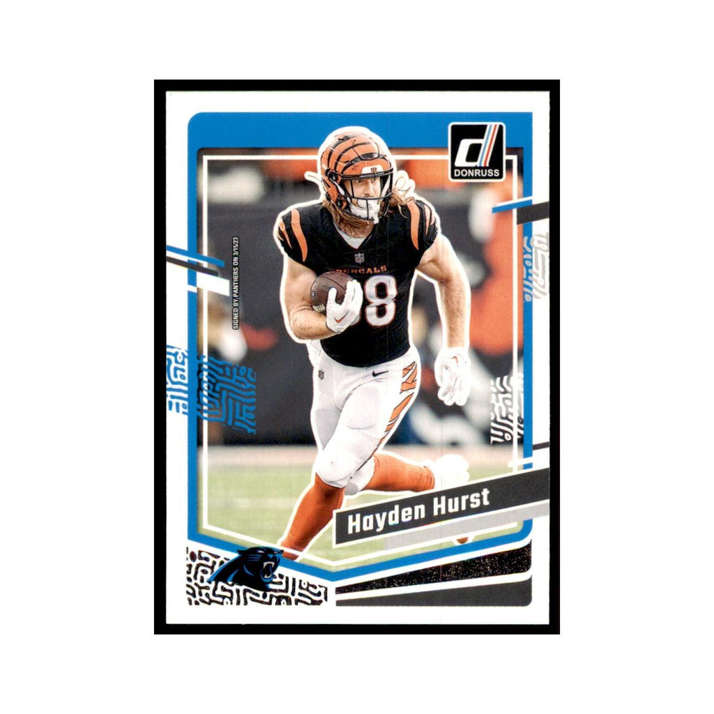 Hayden Hurst 2023 Donruss #42 Carolina Panthers Football Card NM