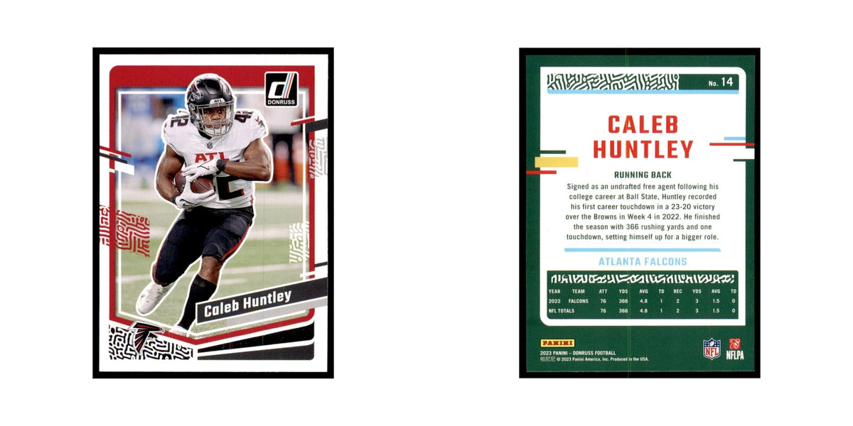 Caleb Huntley 2023 Donruss #14 Atlanta Falcons Football Card NM