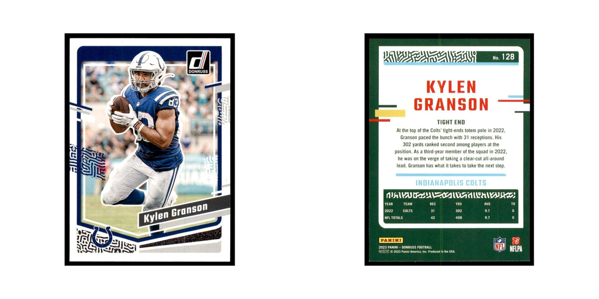 Kylen Granson 2023 Donruss #128 Indianapolis Colts Football Card NM