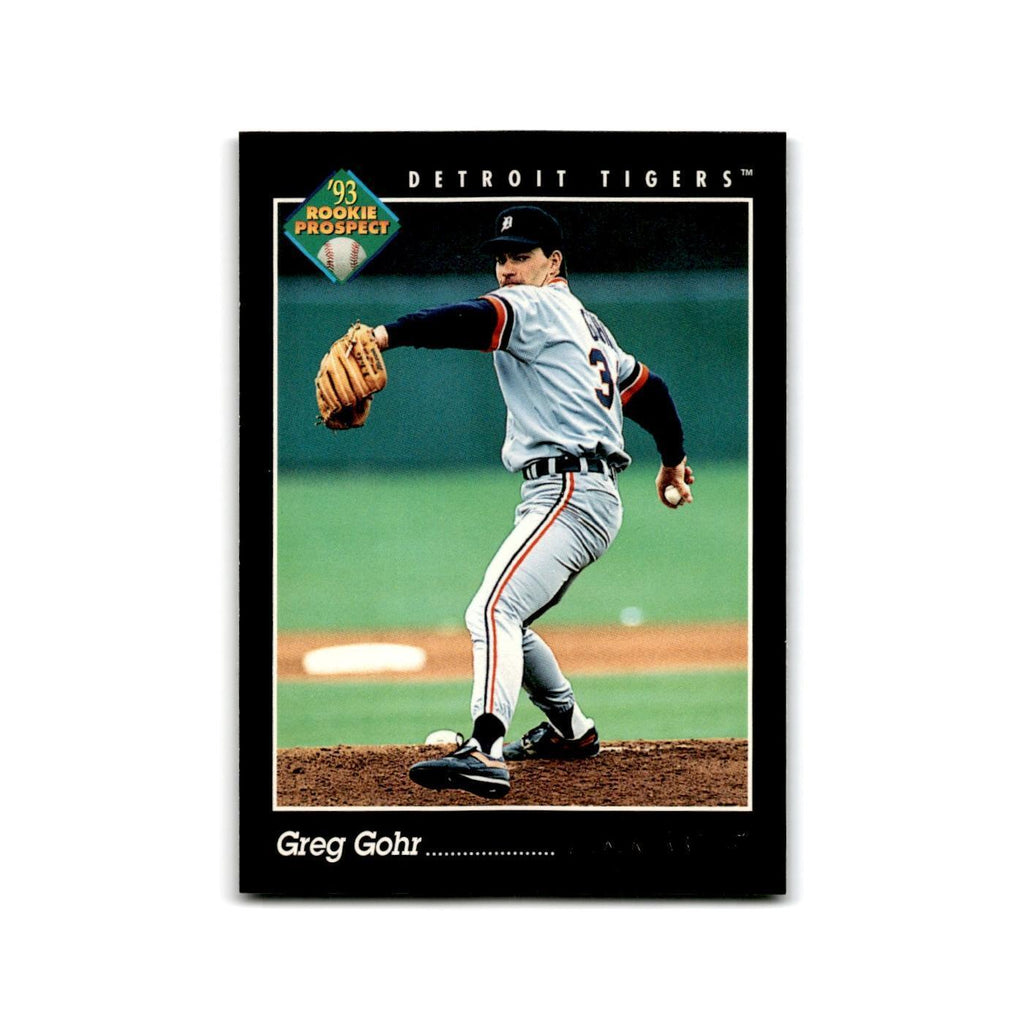 Greg Gohr Rookie 1993 Pinnacle #615 Detroit Tigers Baseball Card NM