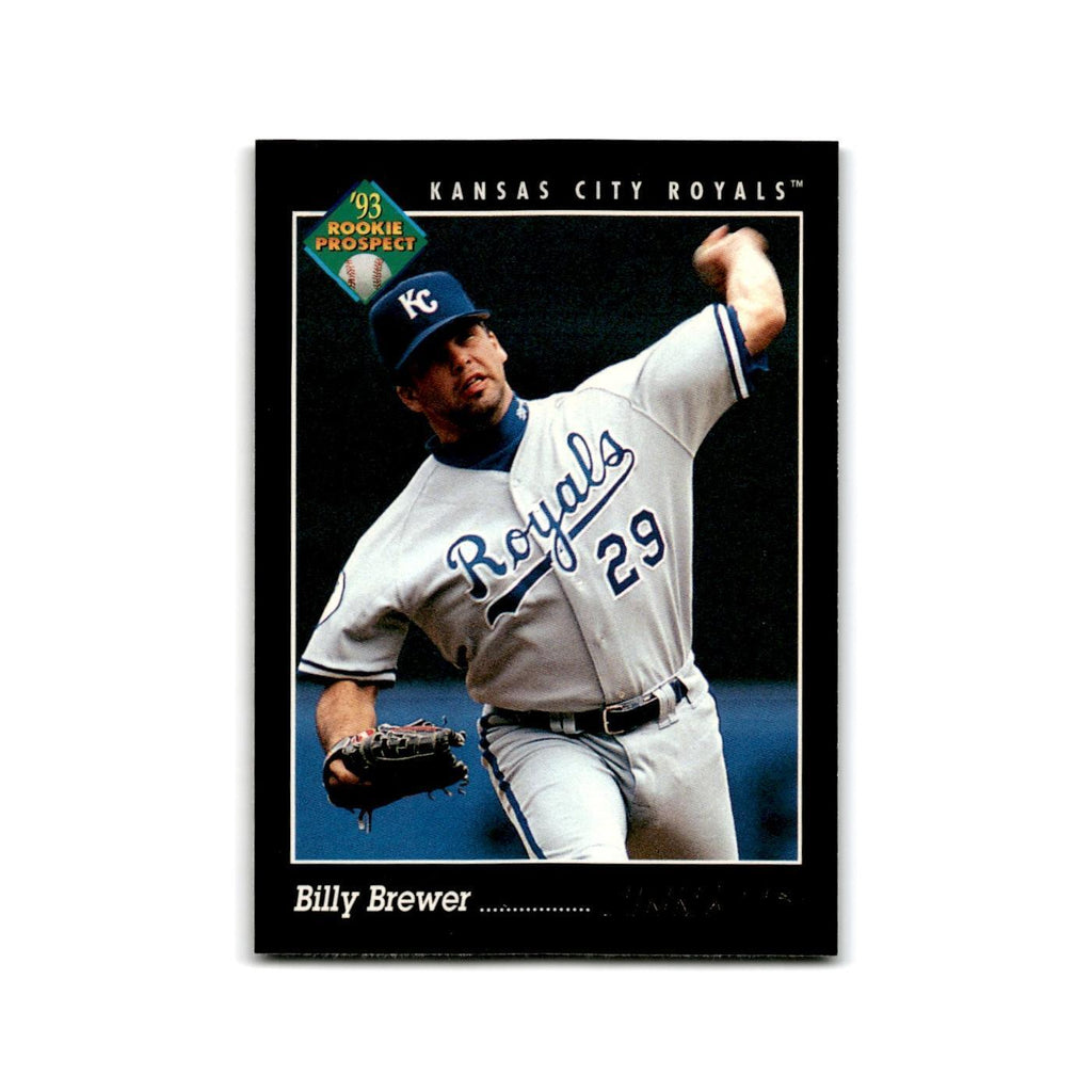 Billy Brewer Rookie 1993 Pinnacle #606 Kansas City Royals Baseball Card NM