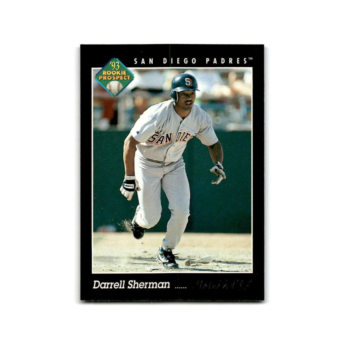 Darrell Sherman Rookie 1993 Pinnacle #619 San Diego Padres Baseball Card NM