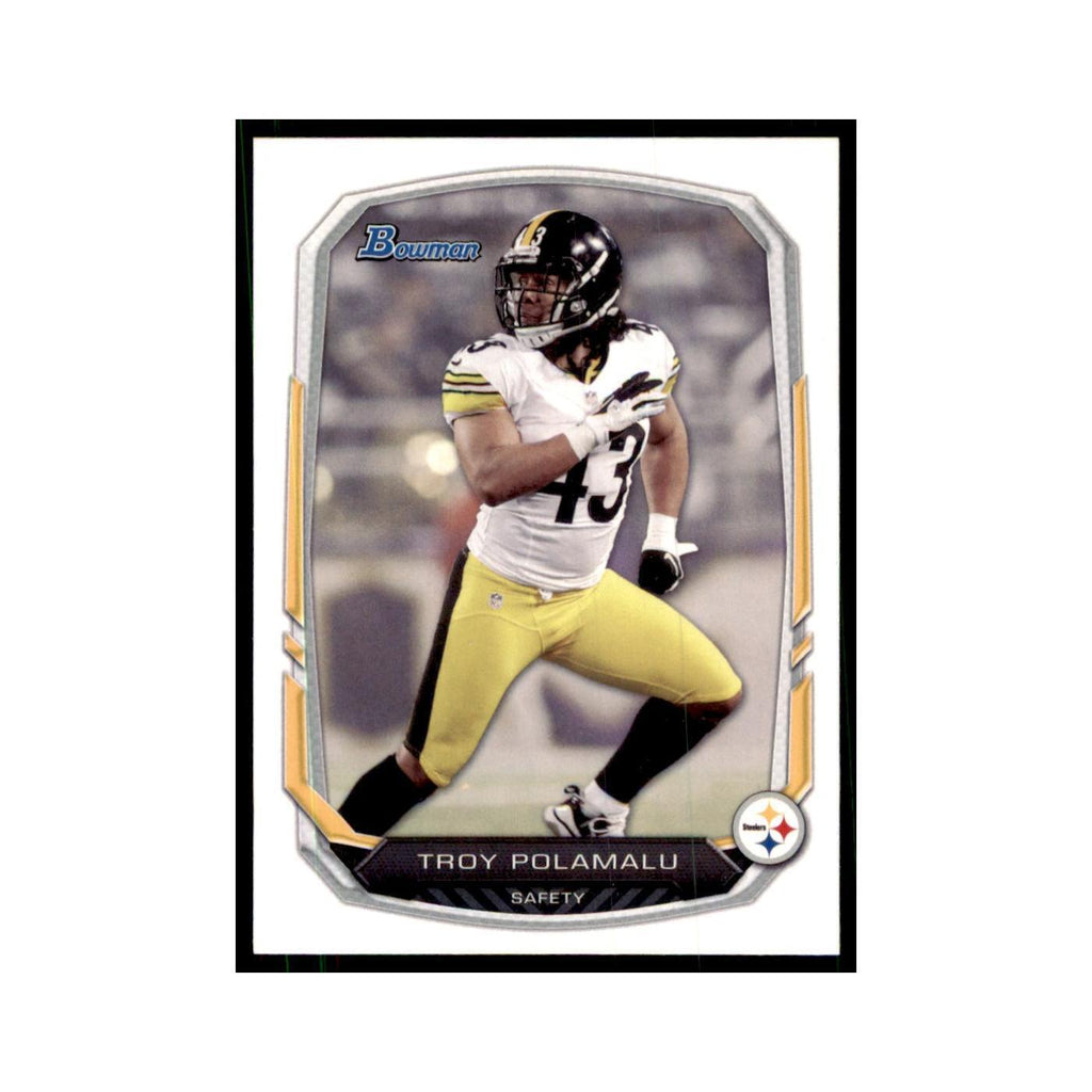 2013 Bowman Troy Polamalu Football Cards #105