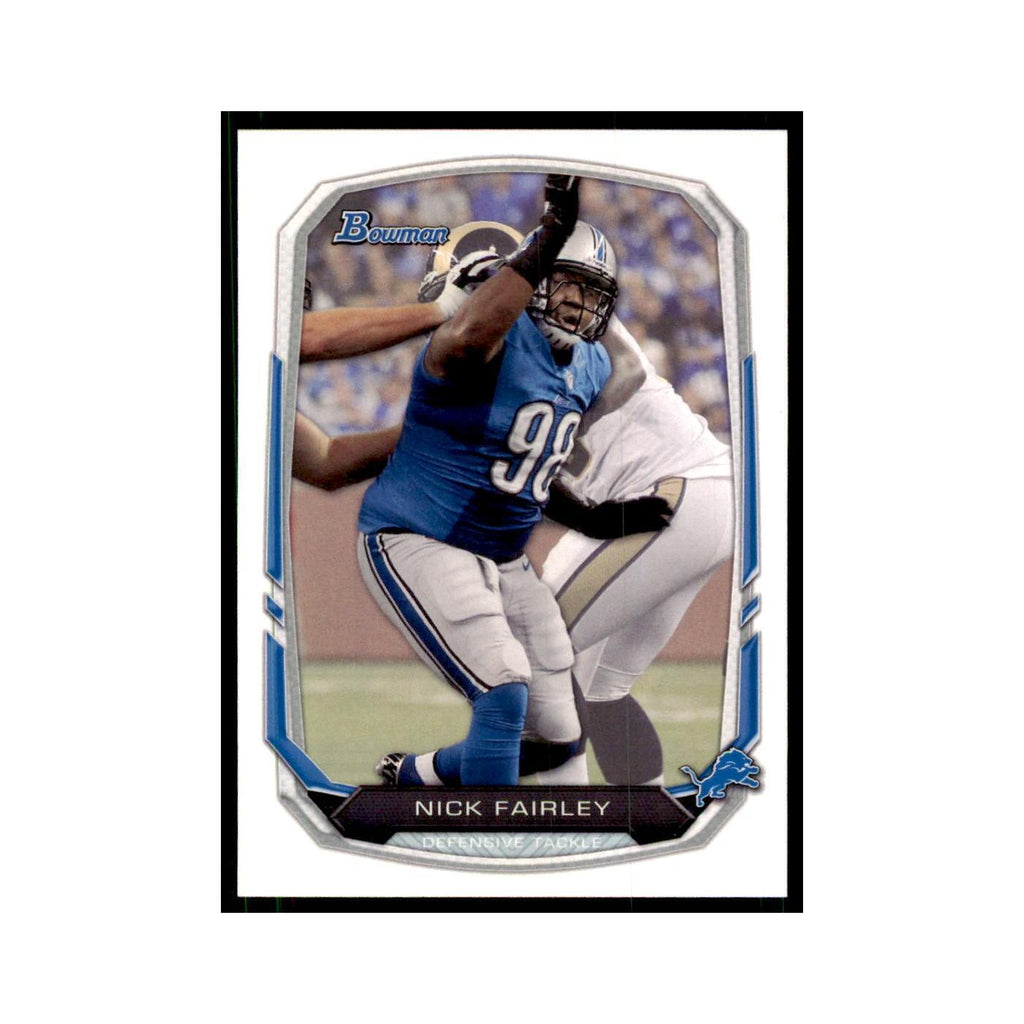 2013 Bowman Nick Fairley Football Cards #54