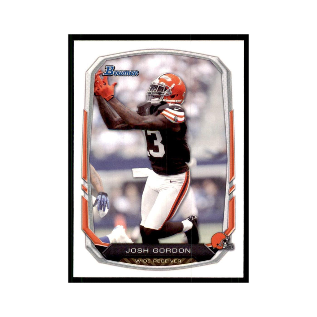 2013 Bowman Josh Gordon Football Cards #86