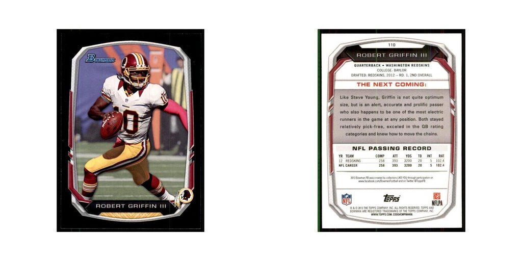 2013 Bowman Robert Griffin III #110