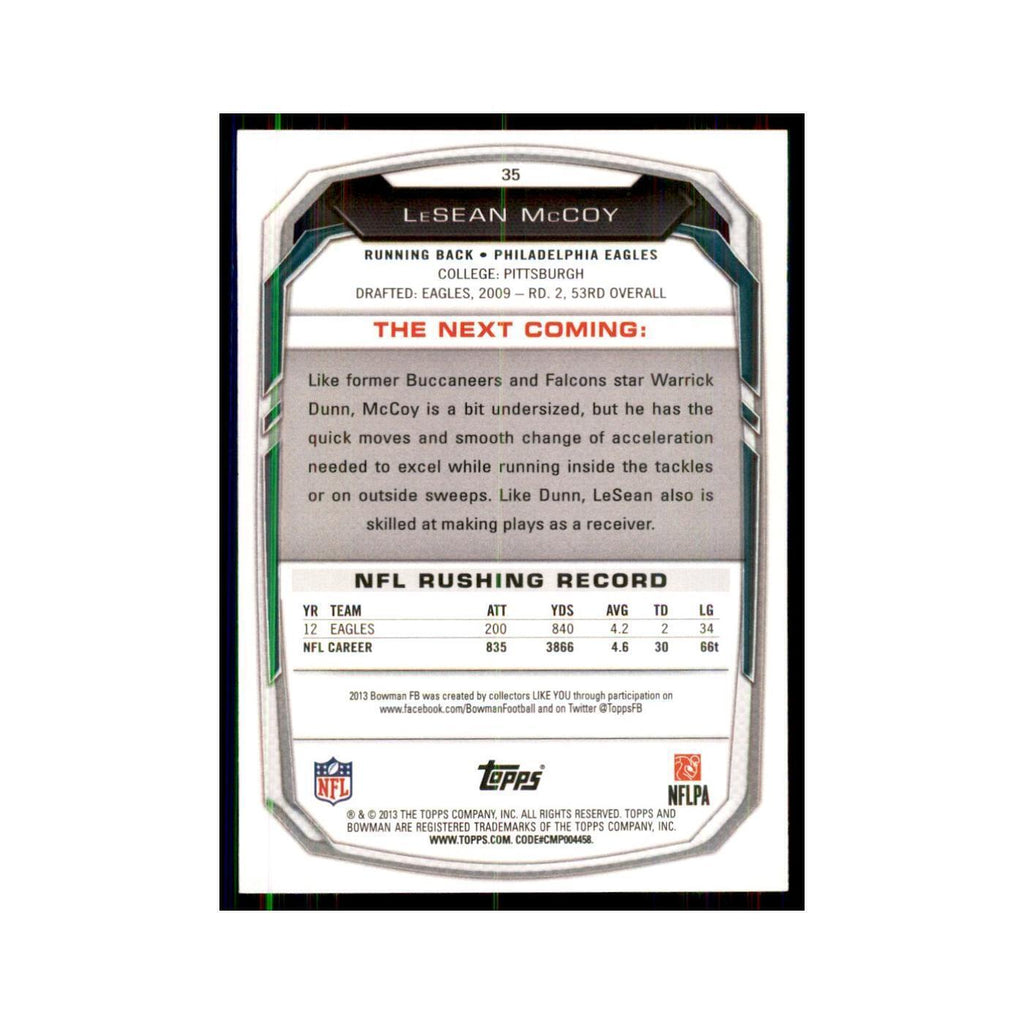 2013 Bowman LeSean McCoy #35