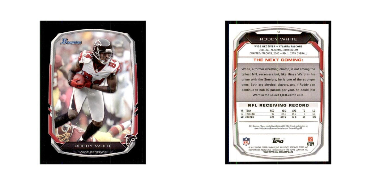 2013 Bowman Roddy White  #53