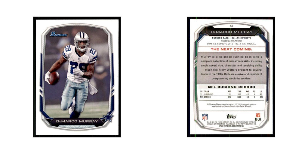 2013 Bowman DeMarco Murray  #52