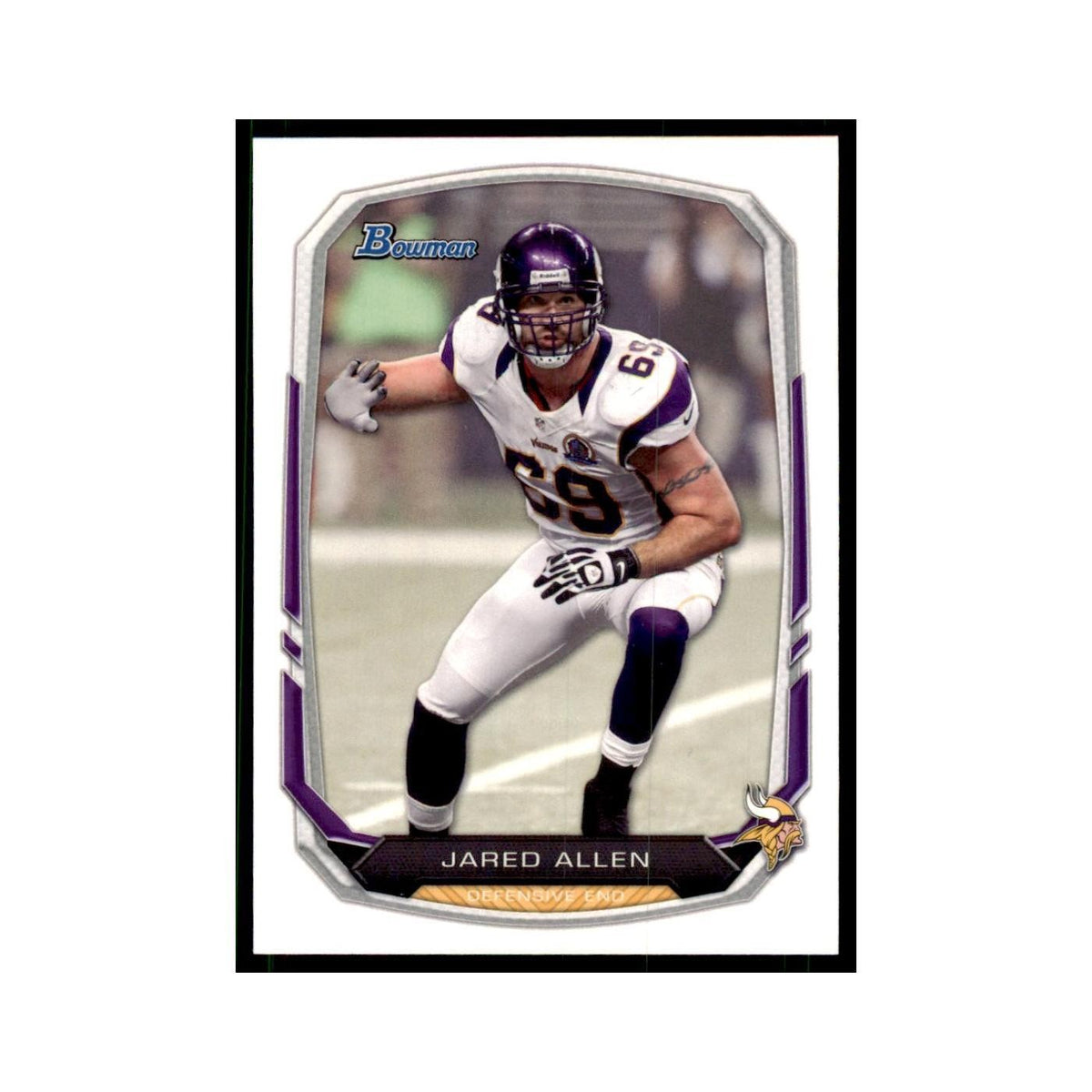 2013 Bowman Jared Allen Football Cards #64