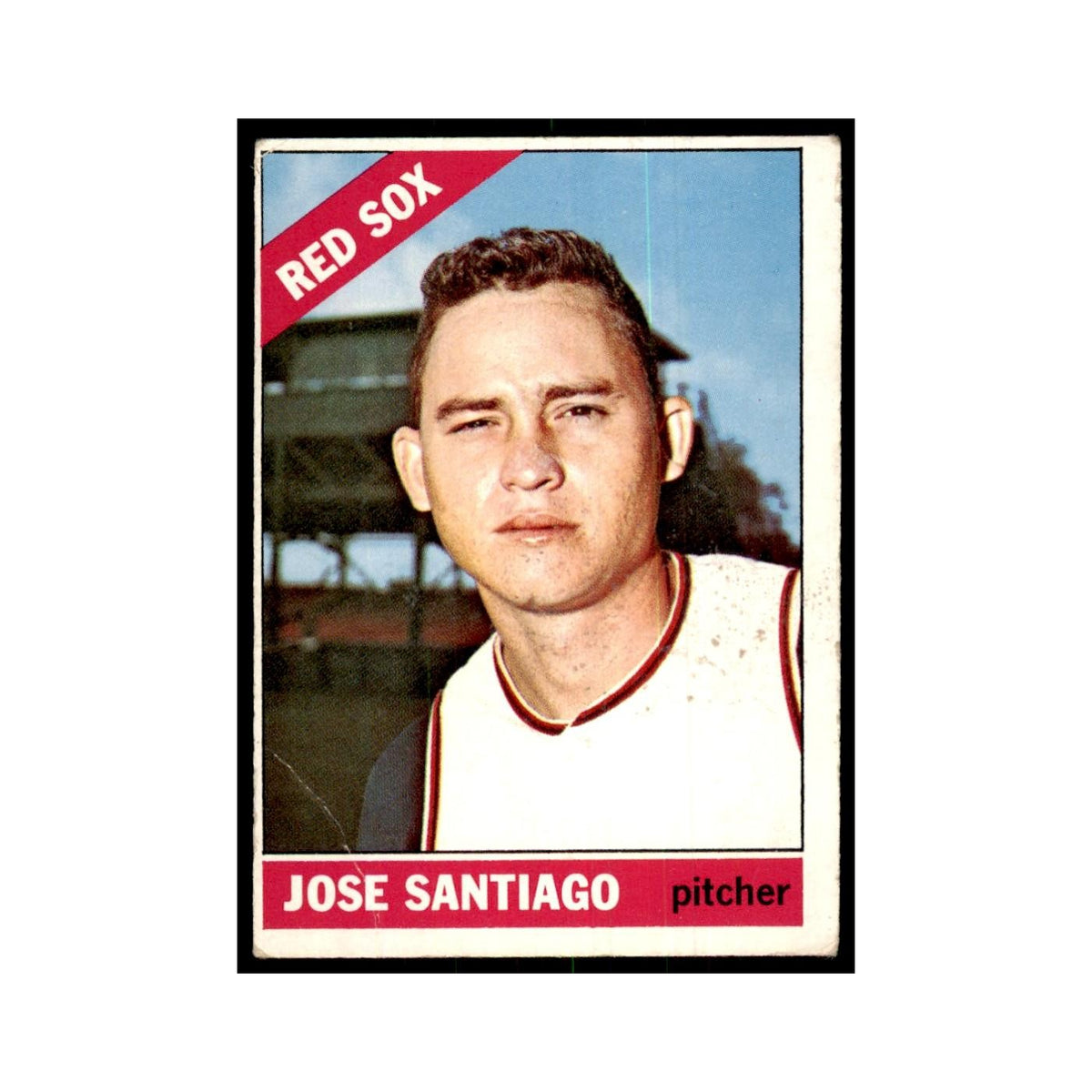 1966 Topps (damaged) Jose Santiago Baseball Cards #203