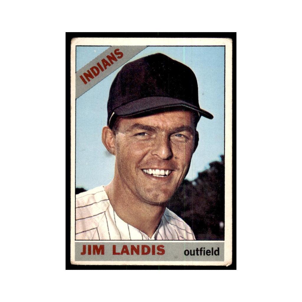 1966 Topps (damaged) Jim Landis Baseball Cards #128