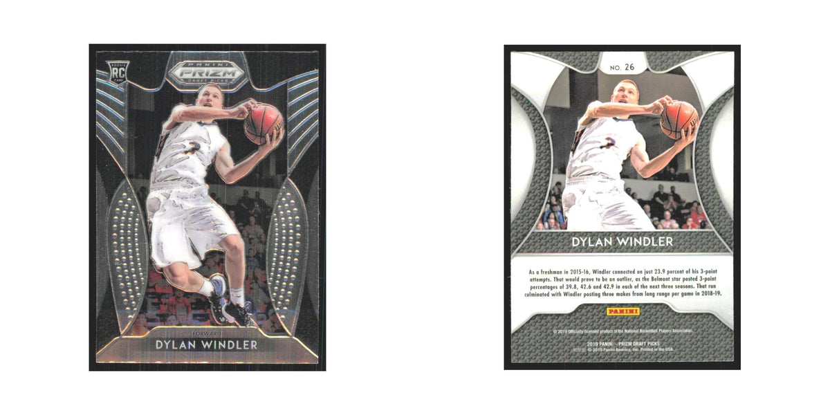 2019 Panini Prizm Draft Dylan Windler RC Belmont Bruins #26